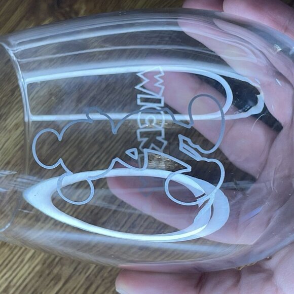 Disney Mickey Mouse‎ Silhouette Stemless Wine Glass - Picture 7 of 8